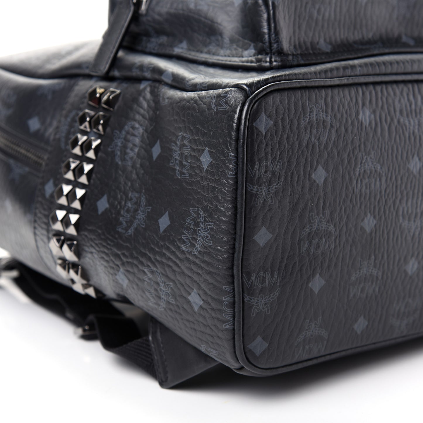 Visetos Medium Side Studs Stark Backpack Black