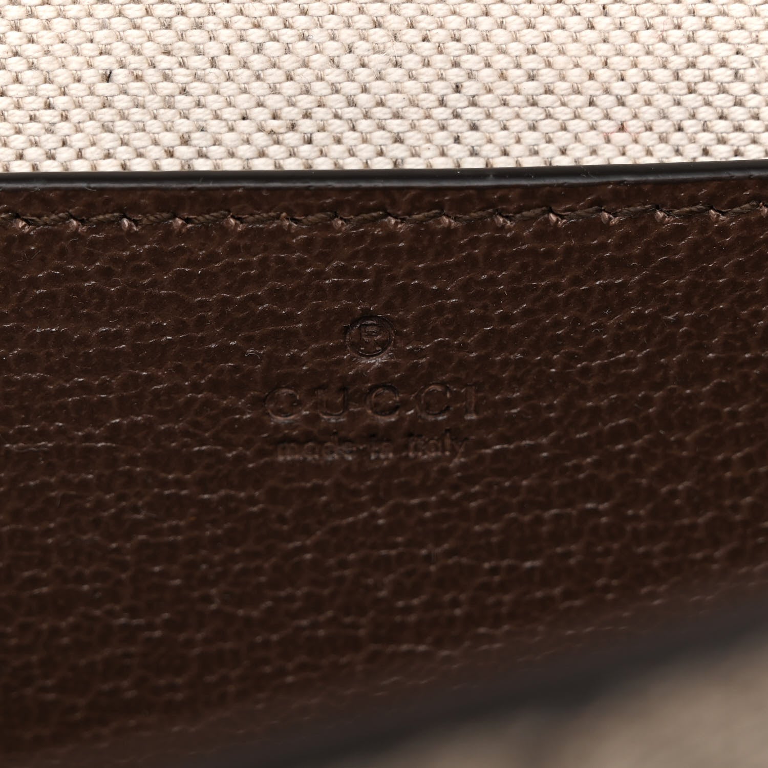 Gucci GG Supreme Monogram Textured Dollar Calfskin Web Mini Ophidia Envelope Shoulder Bag Beige Ebony 6 of 12