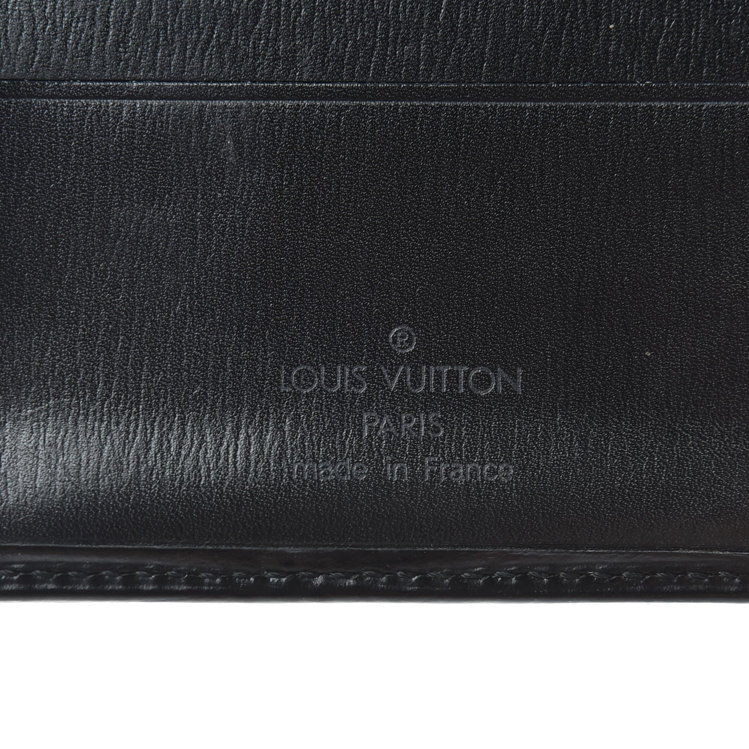 Louis Vuitton Epi Porte-Billets Cartes Credit Monnaie Wallet Black 6 of 12