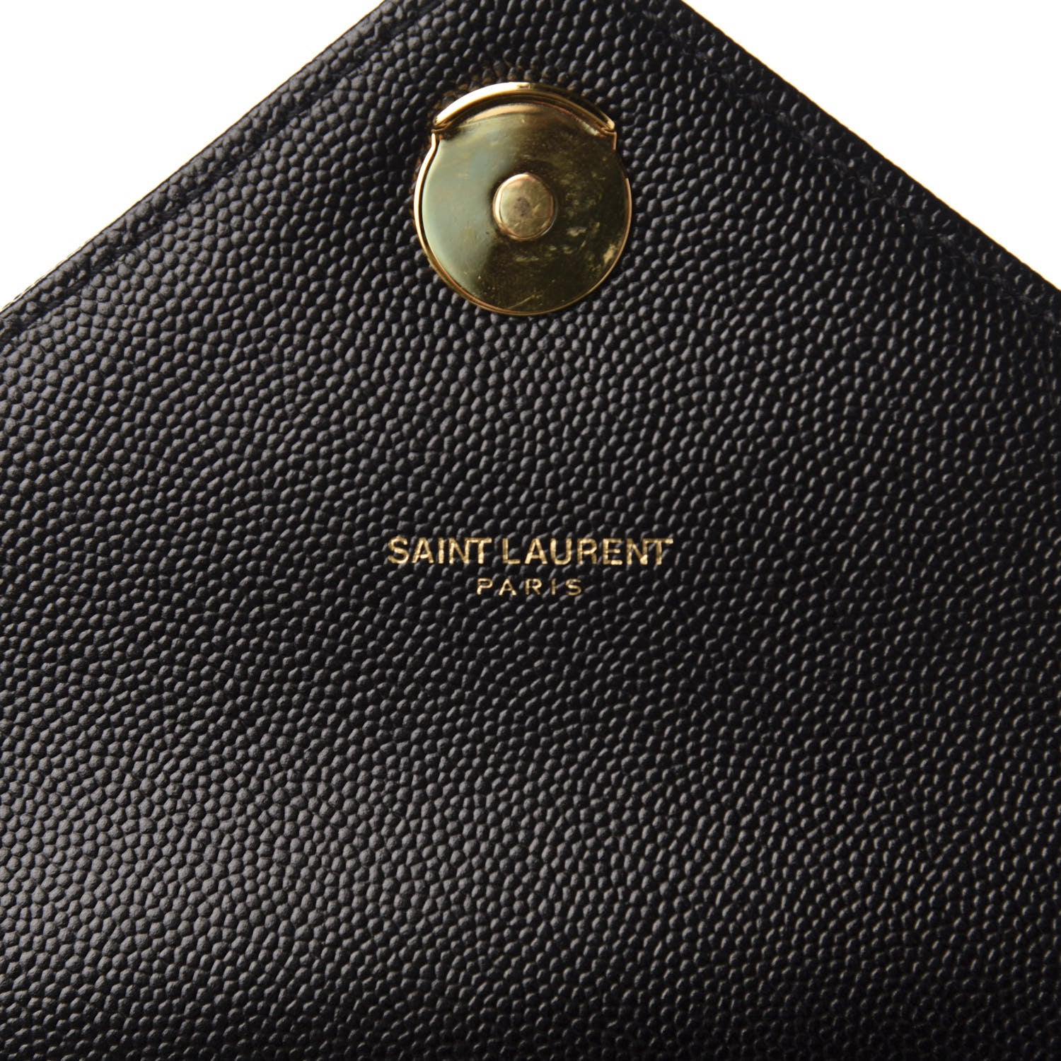 Saint Laurent Grain De Poudre Matelasse Chevron Large Monogram Satchel Black 7 of 10