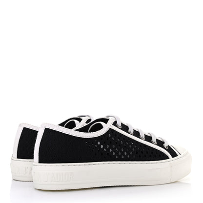 Christian Dior Mesh Walk'n Dior Low Top Sneakers 37 Black 3 of 4