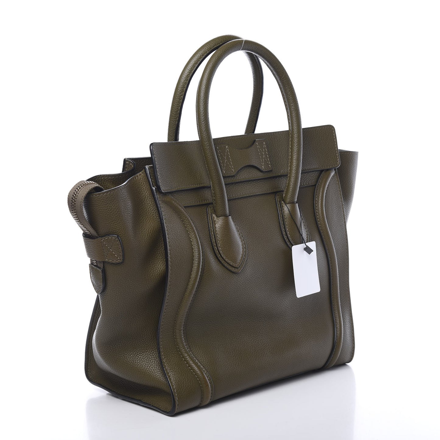 Drummed Calfskin Mini Luggage Jungle