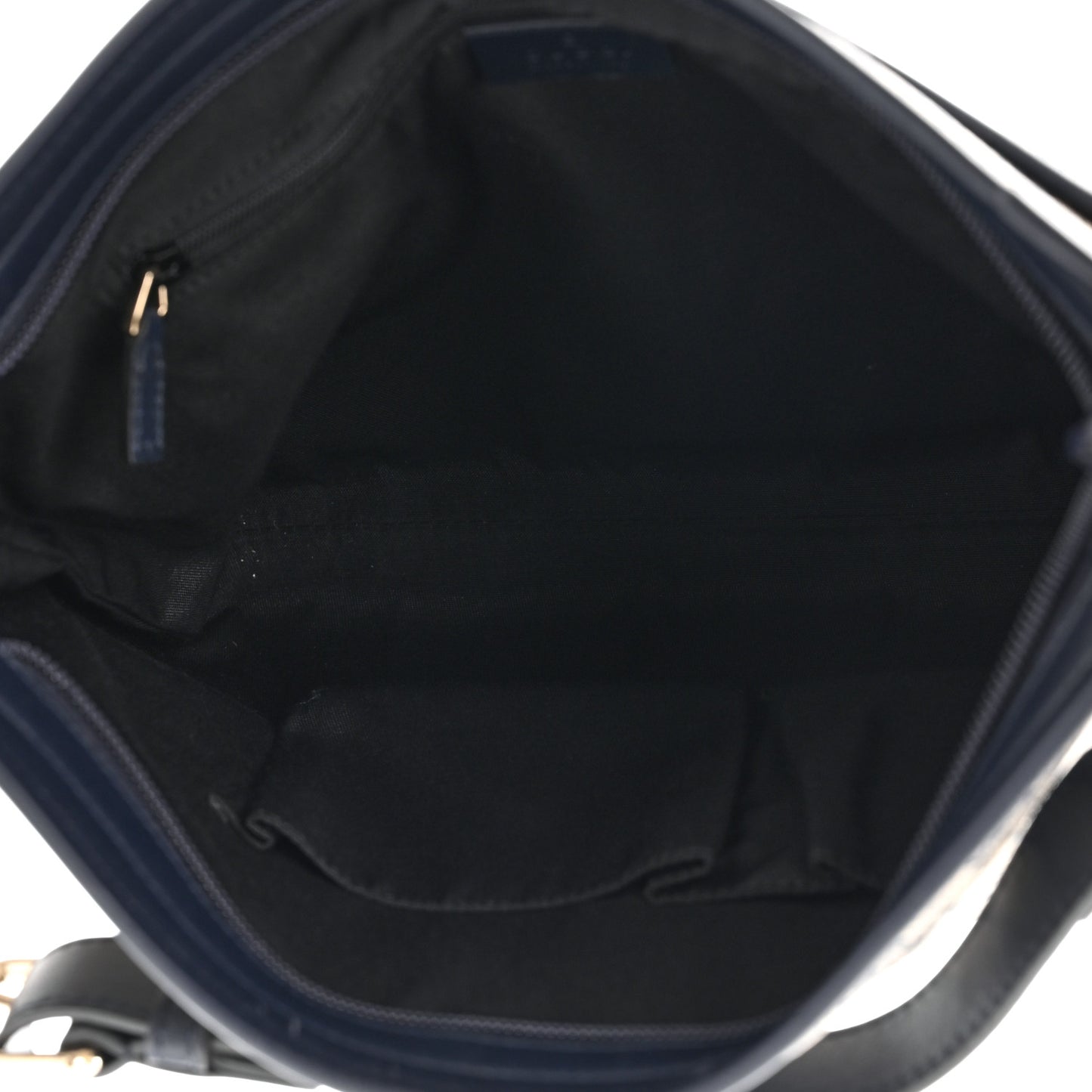 GG Plus Monogram Medium Flat Messenger Bag Navy
