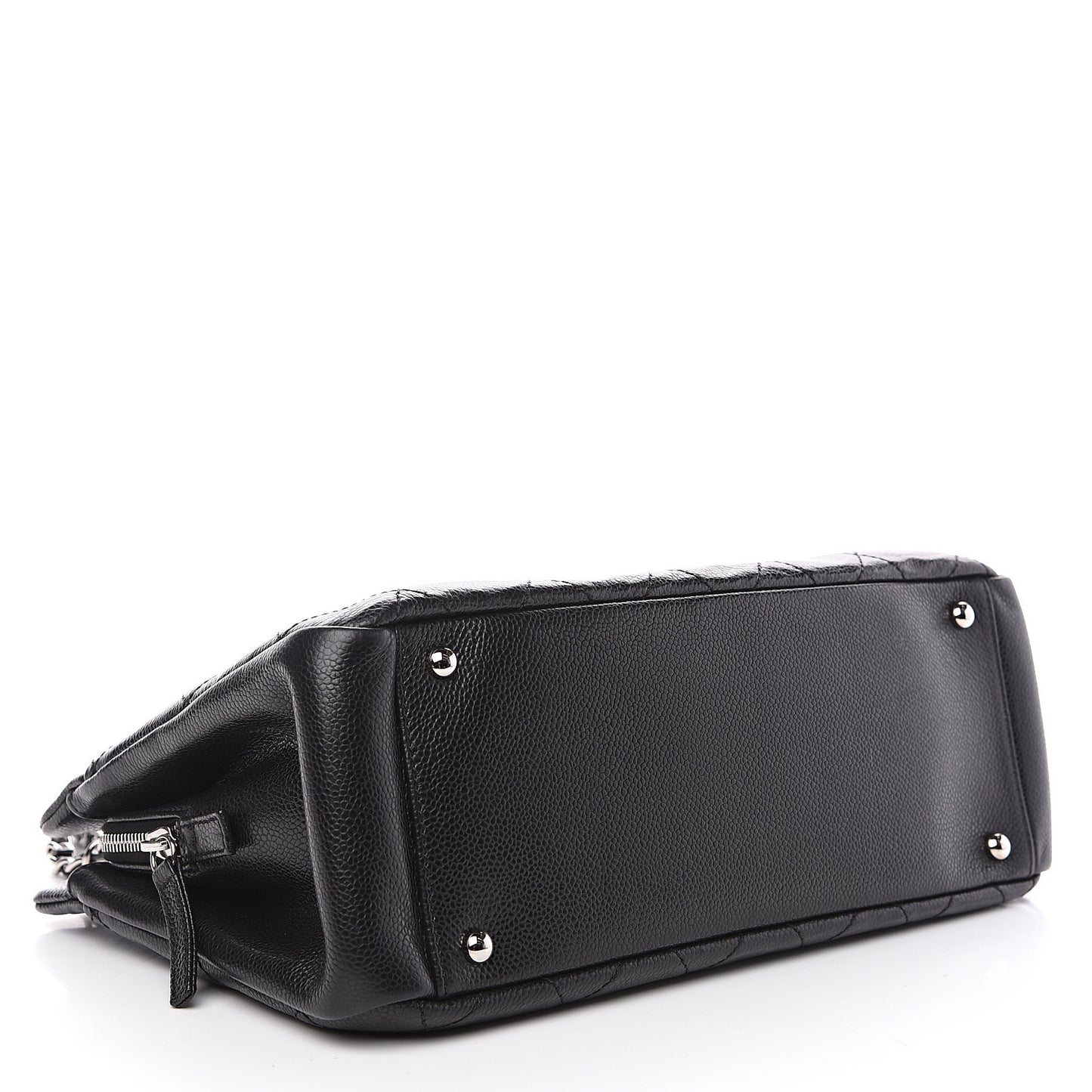 Caviar Quilted Timeless CC Soft Tote Black