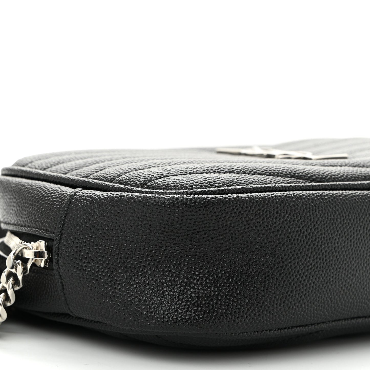 Grain De Poudre Matelasse Monogram Mini Lou Camera Bag Black