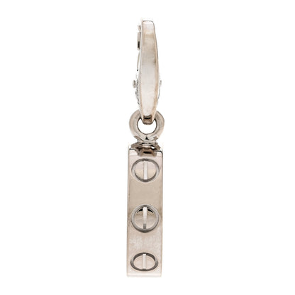 Cartier 18K White Gold LOVE Ring Charm 1 of 6