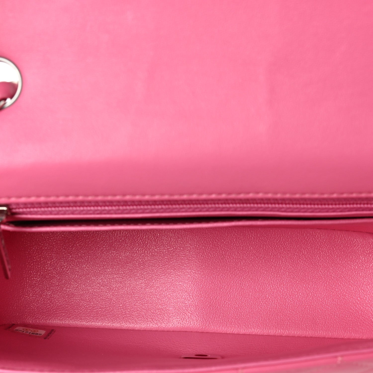 Chanel Lambskin Quilted Mini Rectangular Flap Fuchsia 5 of 7