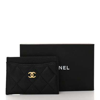 Chanel Caviar Quilted Card Holder Black 10 of 10