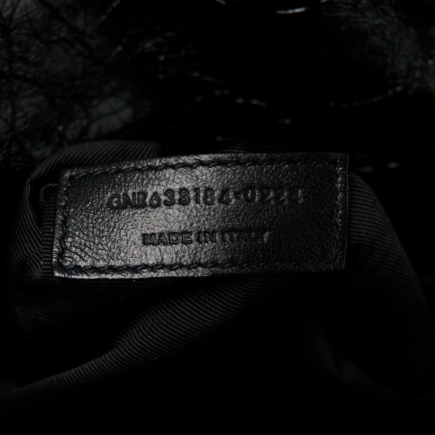 Saint Laurent Crinkled Calfskin Matelasse Monogram Medium Niki Chain Satchel Black 7 of 10