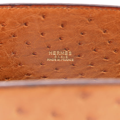 Hermes Ostrich Kelly Sport PM Gold 6 of 13