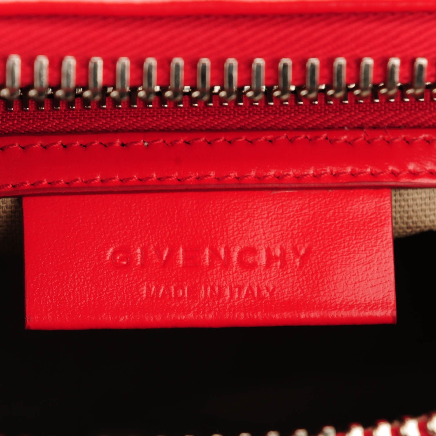 Givenchy Shiny Lord Calfskin Mini Antigona Medium Red 6 of 7