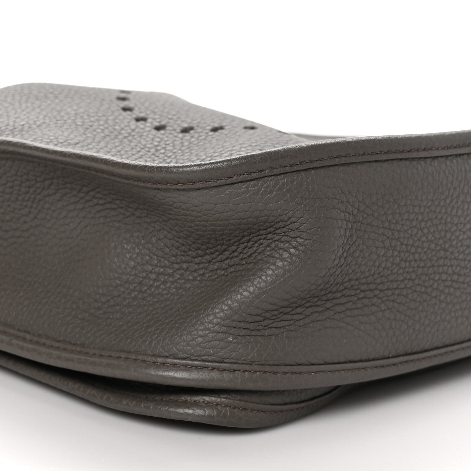 Hermes Taurillon Clemence Evelyne III GM Etain 9 of 10