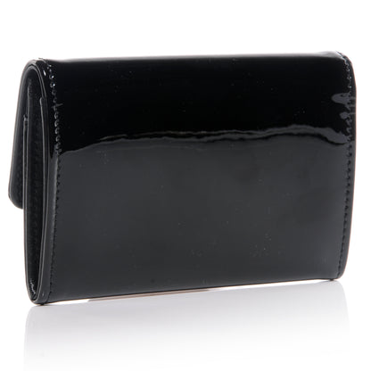 Chanel Patent CC Card Holder Black White 3 of 8