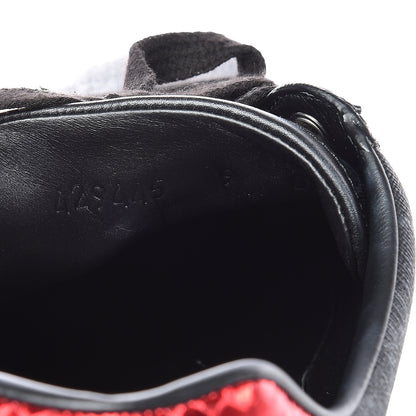Gucci GG Supreme Monogram Ayers Web Mens New Ace Sneakers 9 Black 11 of 14