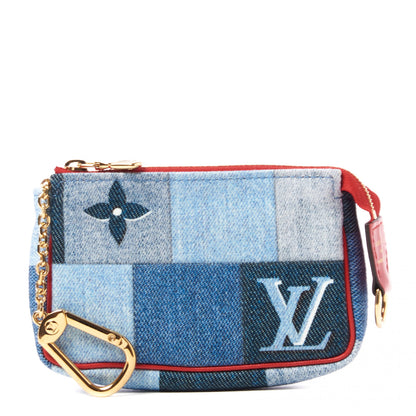 Louis Vuitton Denim Micro Pochette Accessories Denim Rouge 1 of 7