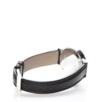 Tiffany Sterling Silver Calfskin 29mm Atlas Quartz Watch Black 7 of 13