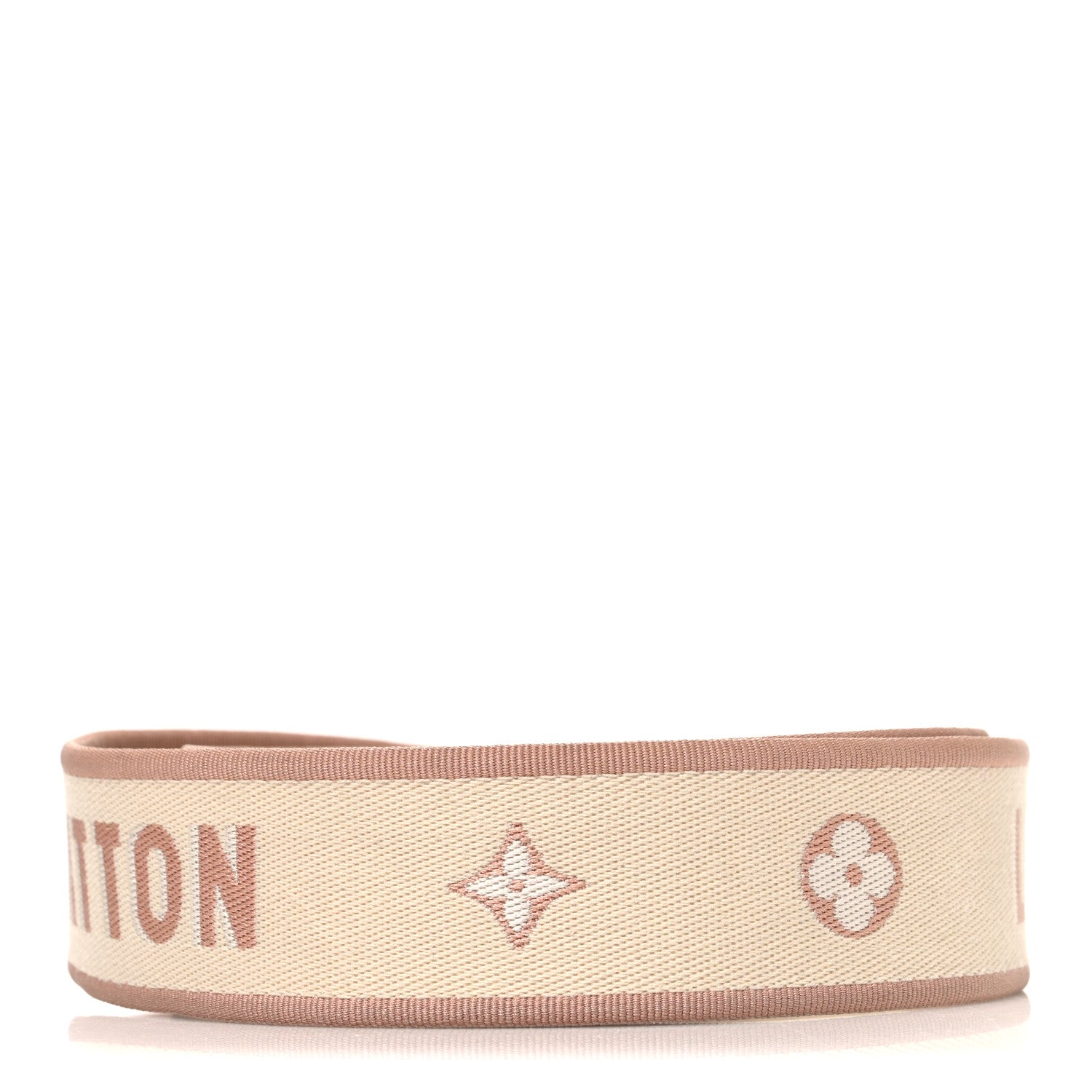 Louis Vuitton Jacquard Diane Shoulder Strap Creme Beige 2 of 3