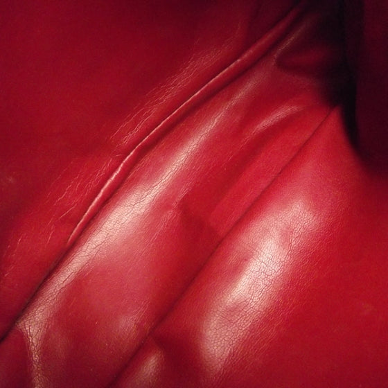 Lambskin Quilted Shoulder Bag Red GHW