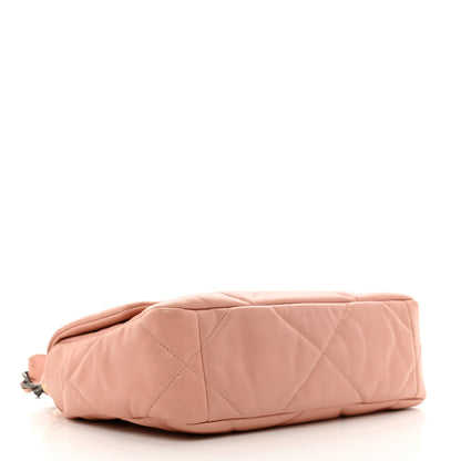 Chanel Goatskin Quilted Medium Chanel 19 Flap Light Pink 4 of 10