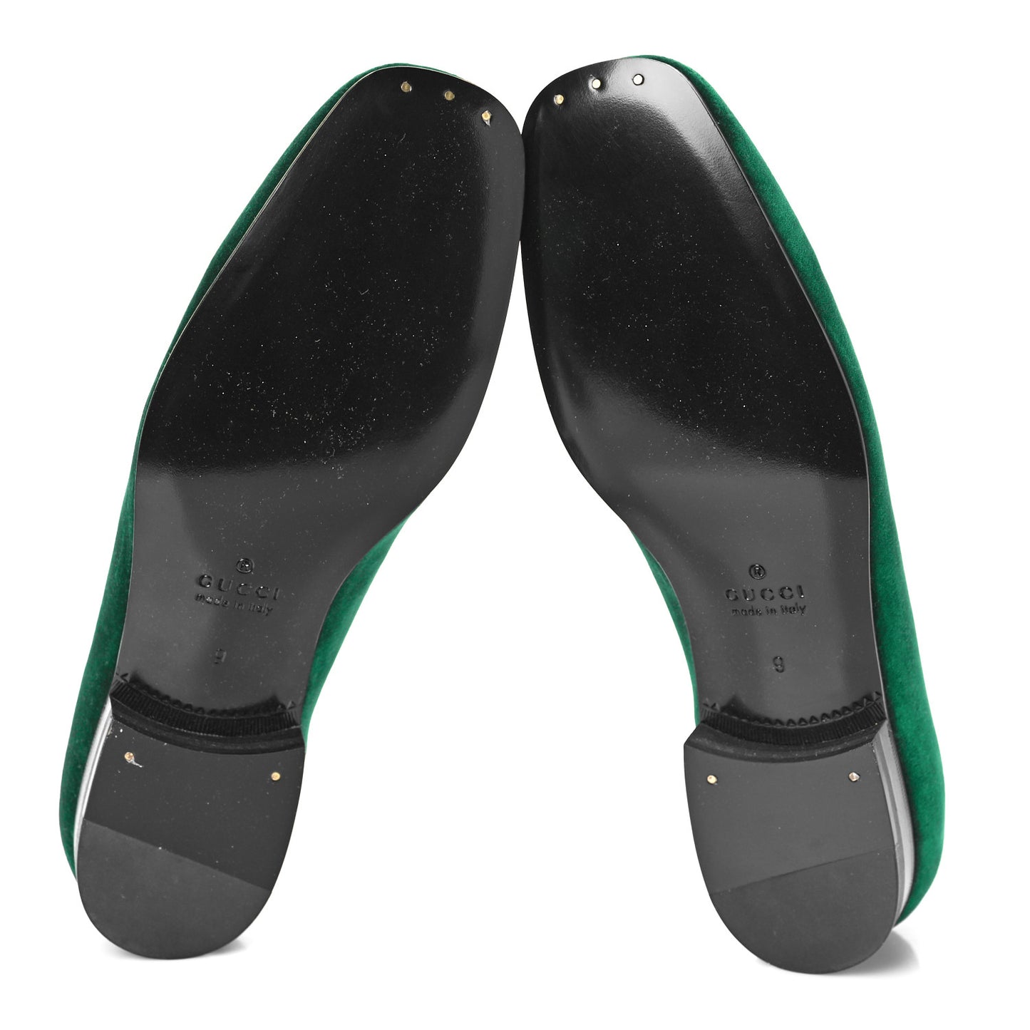 Softy Velvet Horsebit Mens Jordaan Loafers 9 Green Gemstone Black