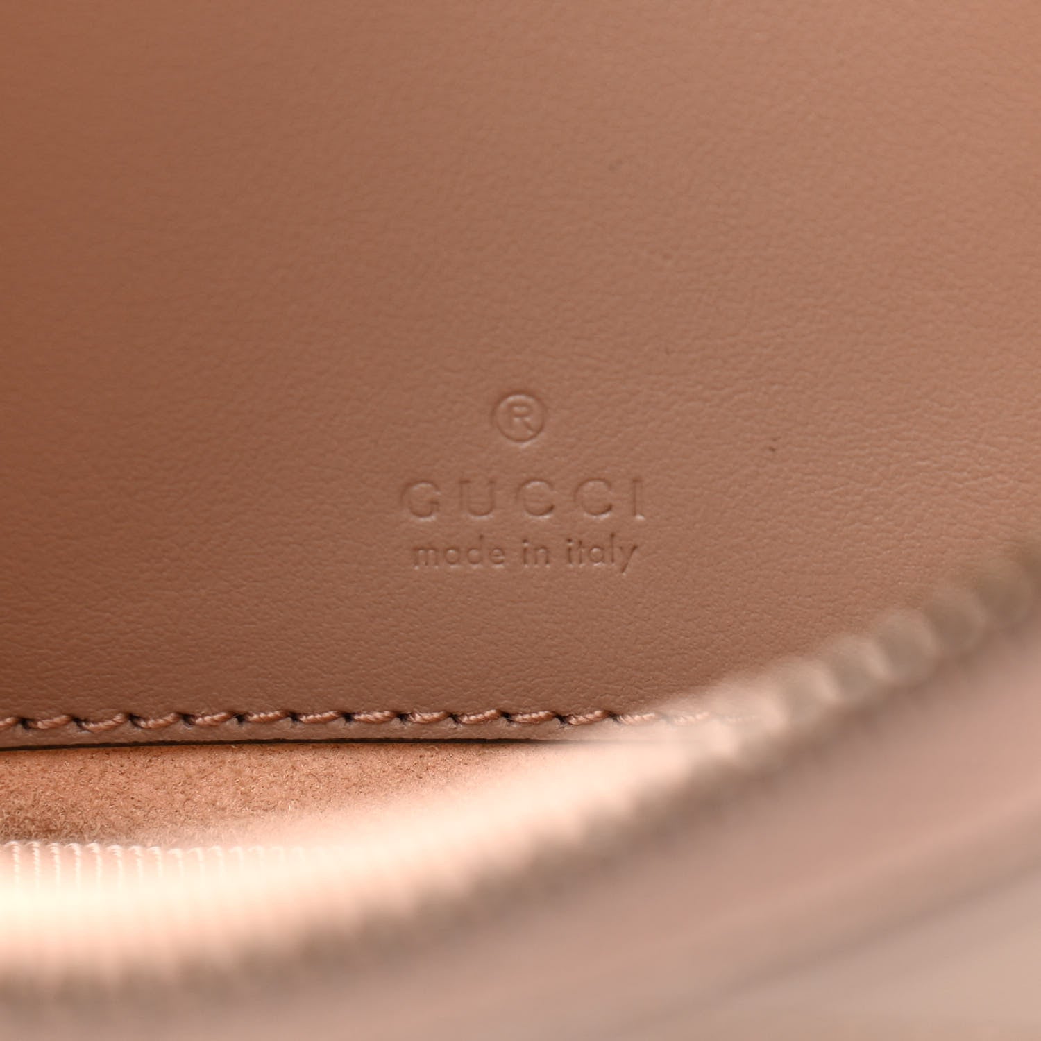 Gucci Calfskin Matelasse Mini GG Marmont Chain Crossbody Bag Porcelain Rose 5 of 10
