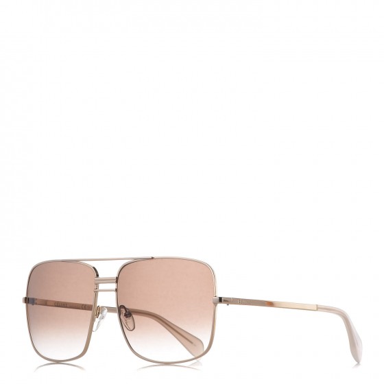 Celine Metal Sunglasses CL 41808/S Gold 1 of 7