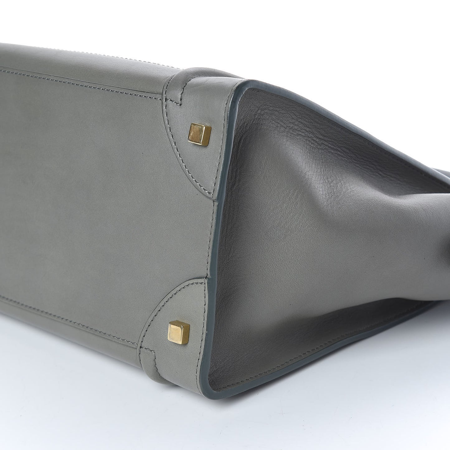 Smooth Calfskin Mini Luggage Almond