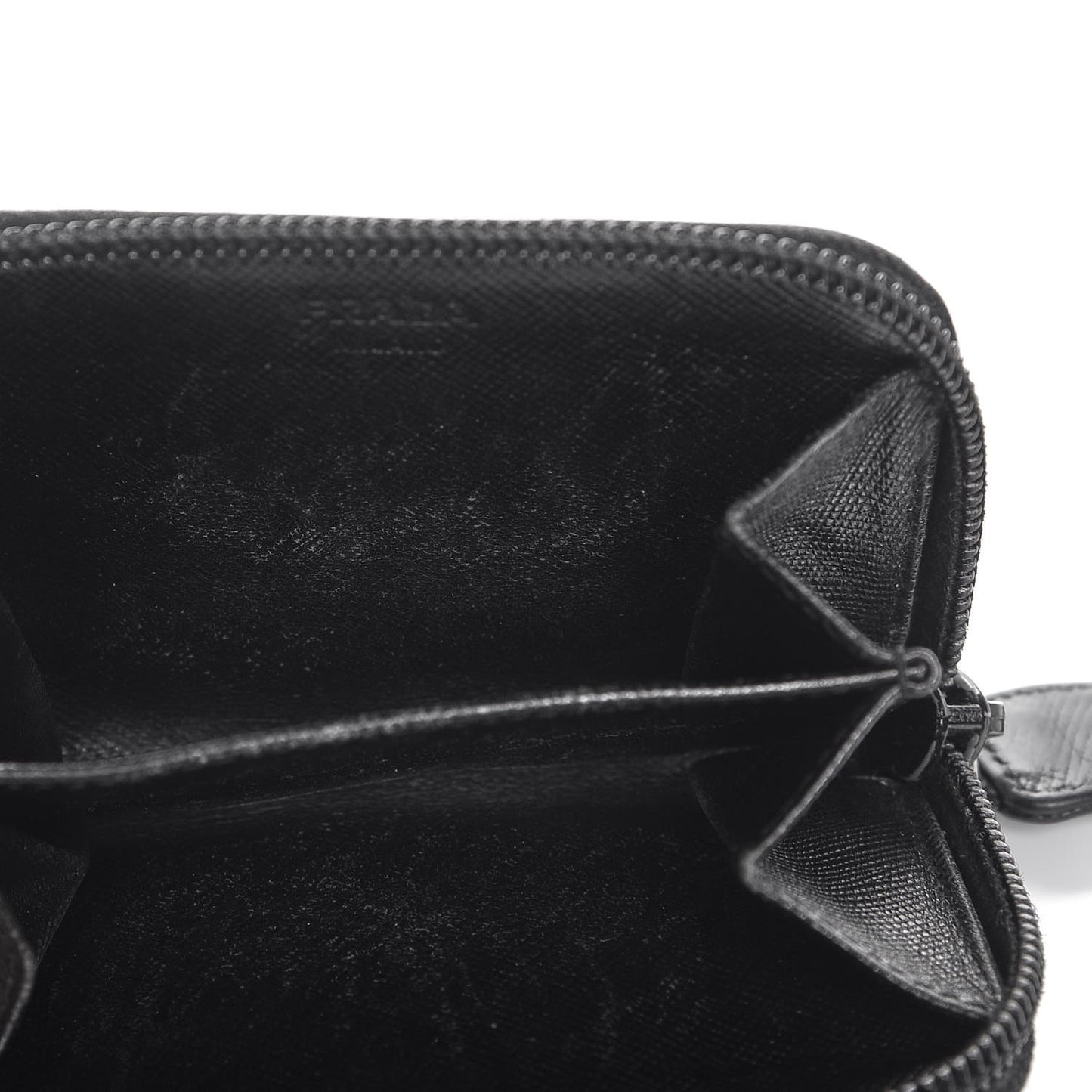 Saffiano Coin Purse Black