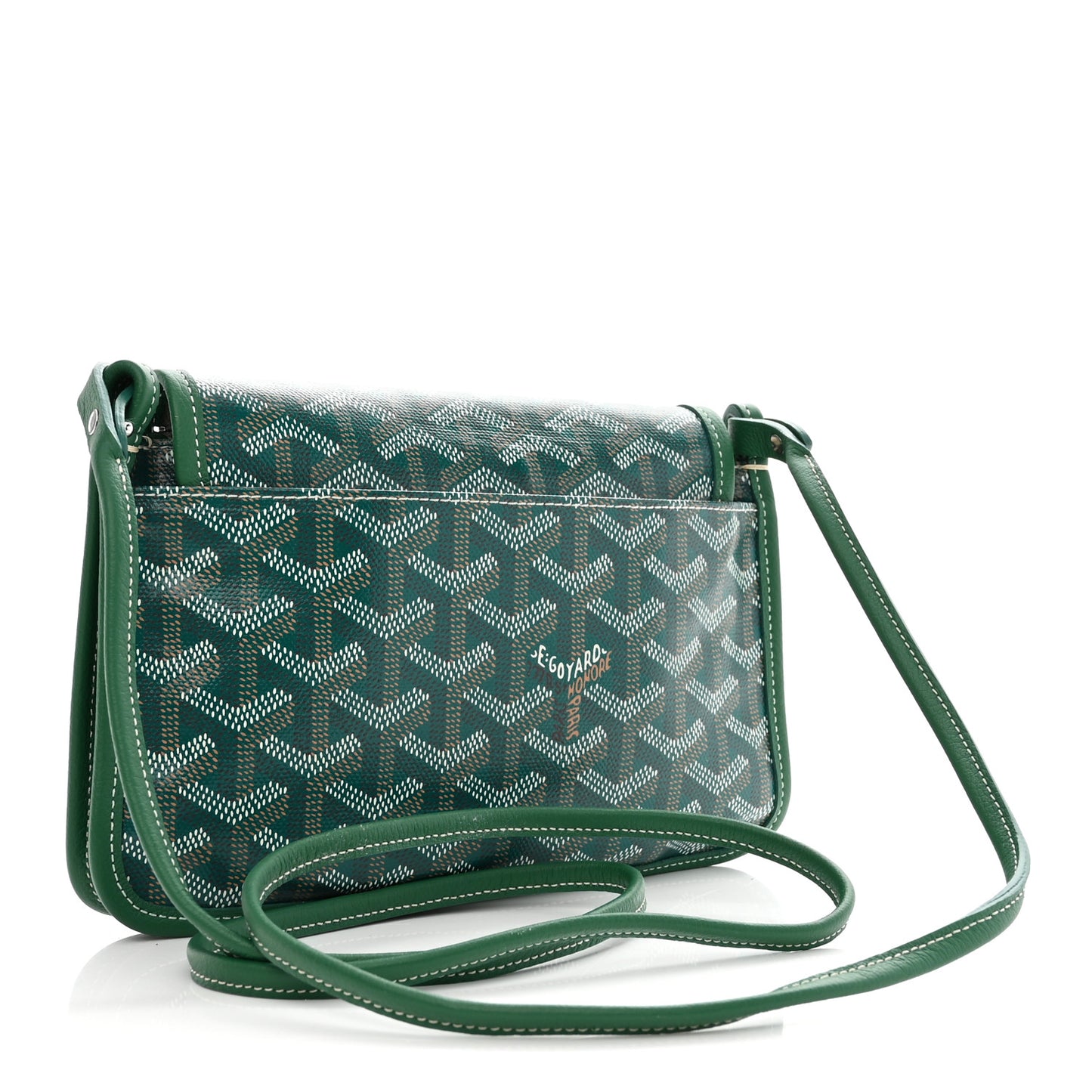 Goyardine Plumet Wallet Clutch Green