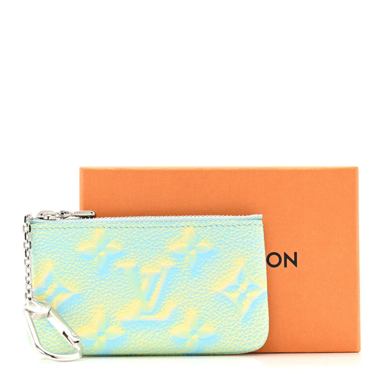 Empreinte Monogram Summer Stardust Key Pouch Water Green