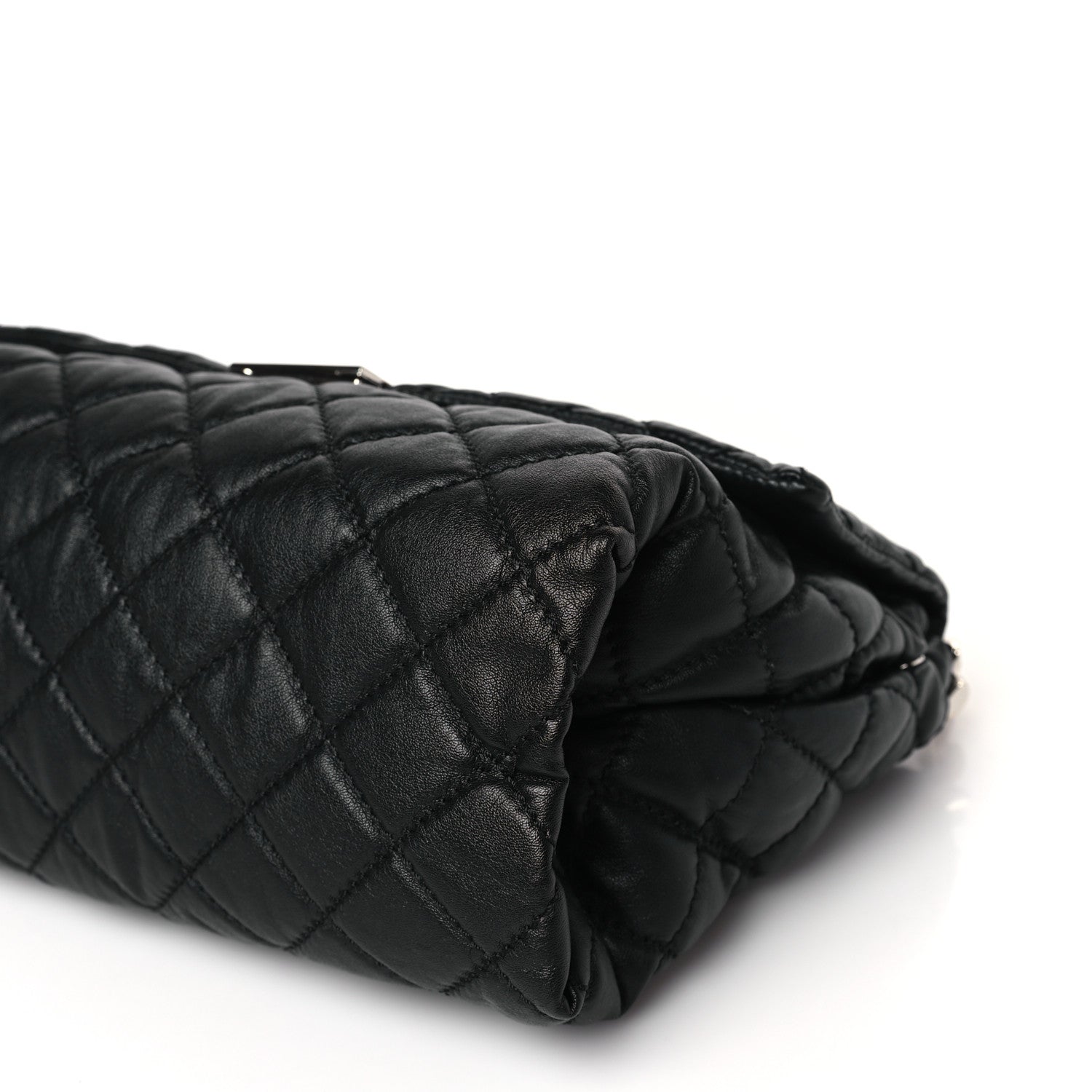 Stella McCartney Shaggy Deer Quilted Large Beckett Shoulder Bag Black 9 of 9