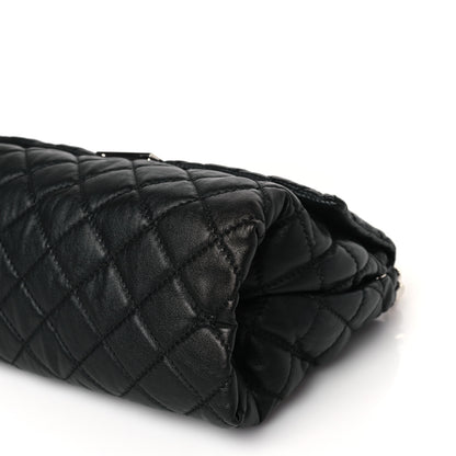 Stella McCartney Shaggy Deer Quilted Large Beckett Shoulder Bag Black 9 of 9