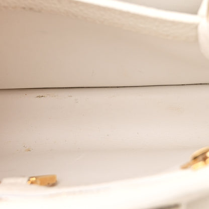 Louis Vuitton Taurillon Capucines BB Blanc Casse 6 of 12