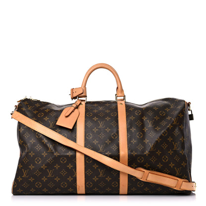 Louis Vuitton Monogram Keepall Bandouliere 55 1 of 21