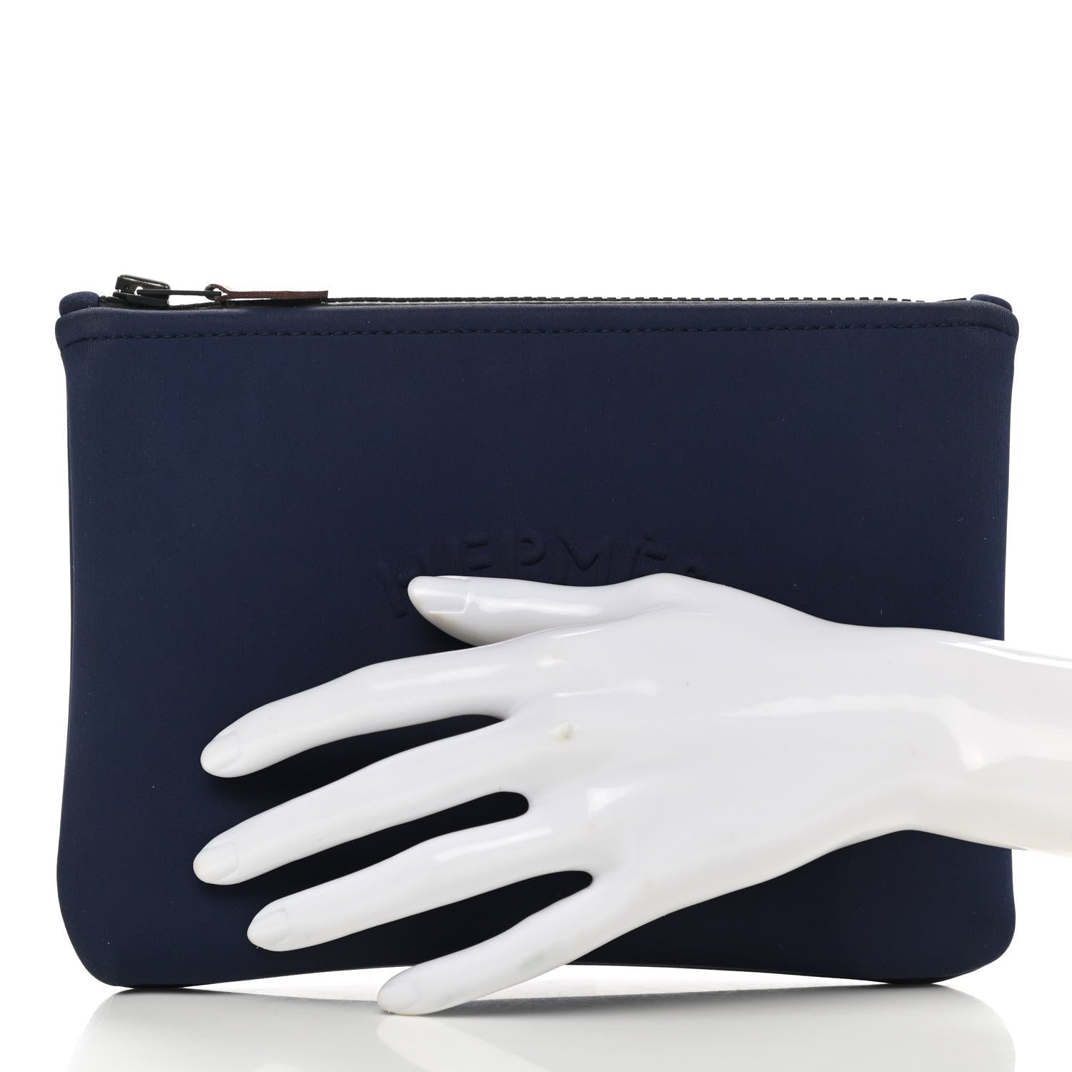 Hermes Neoprene Small Neobain Case Marine 2 of 9
