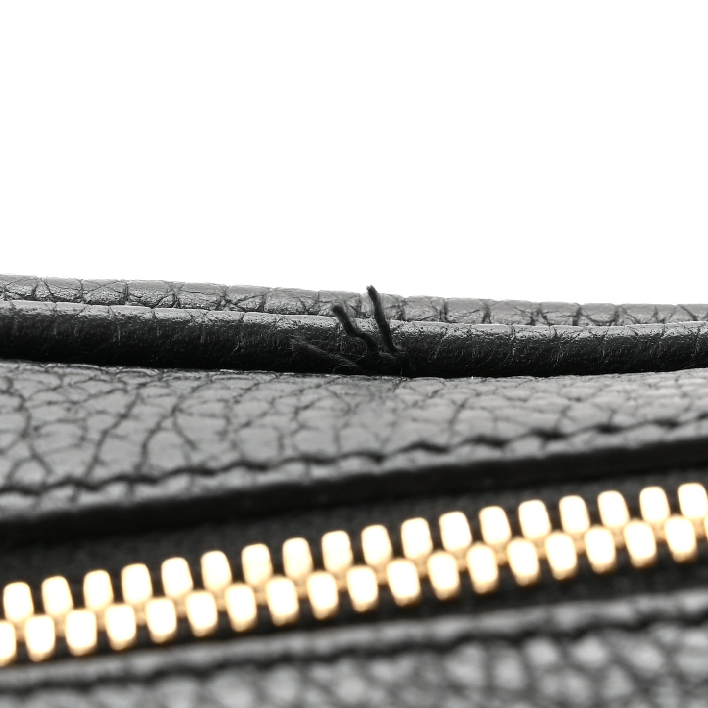 Pebbled Calfskin Small Soho Disco Bag Black