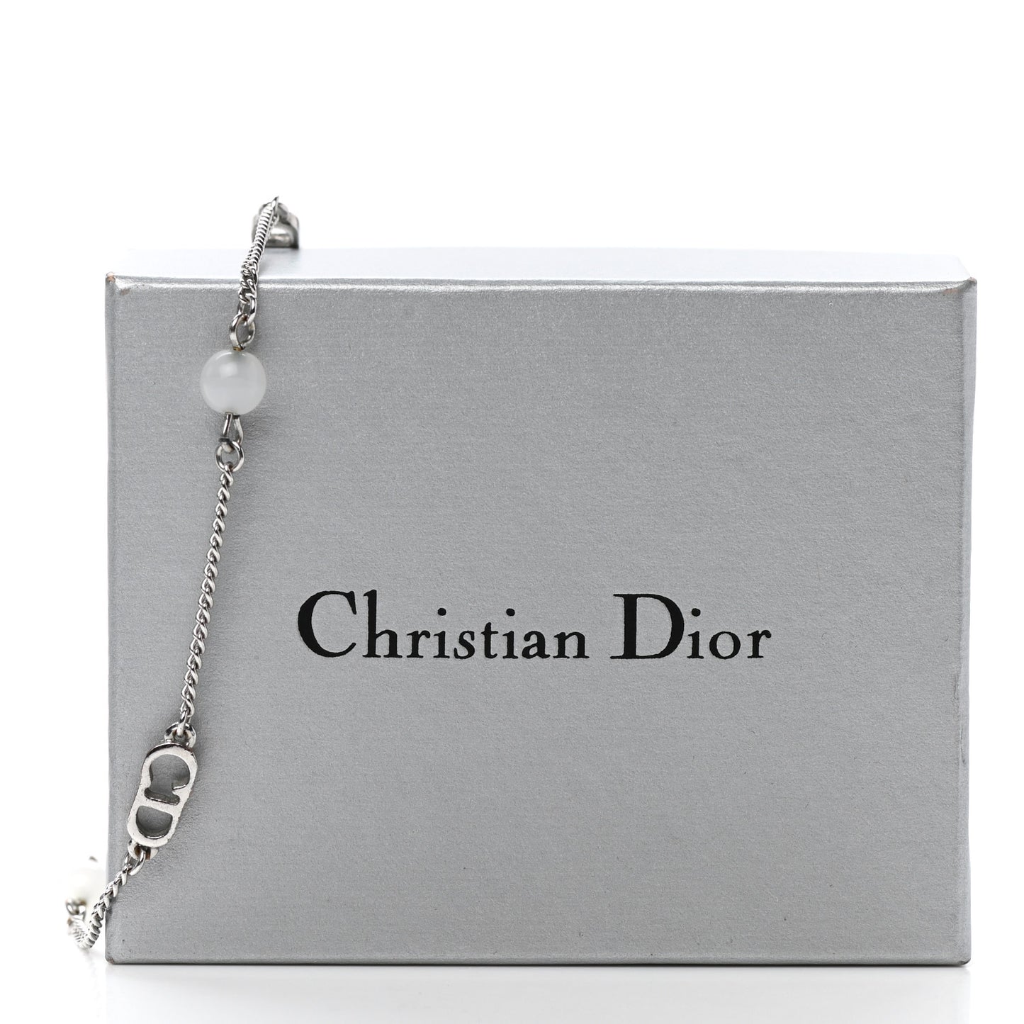 CD Logo Bracelet Silver
