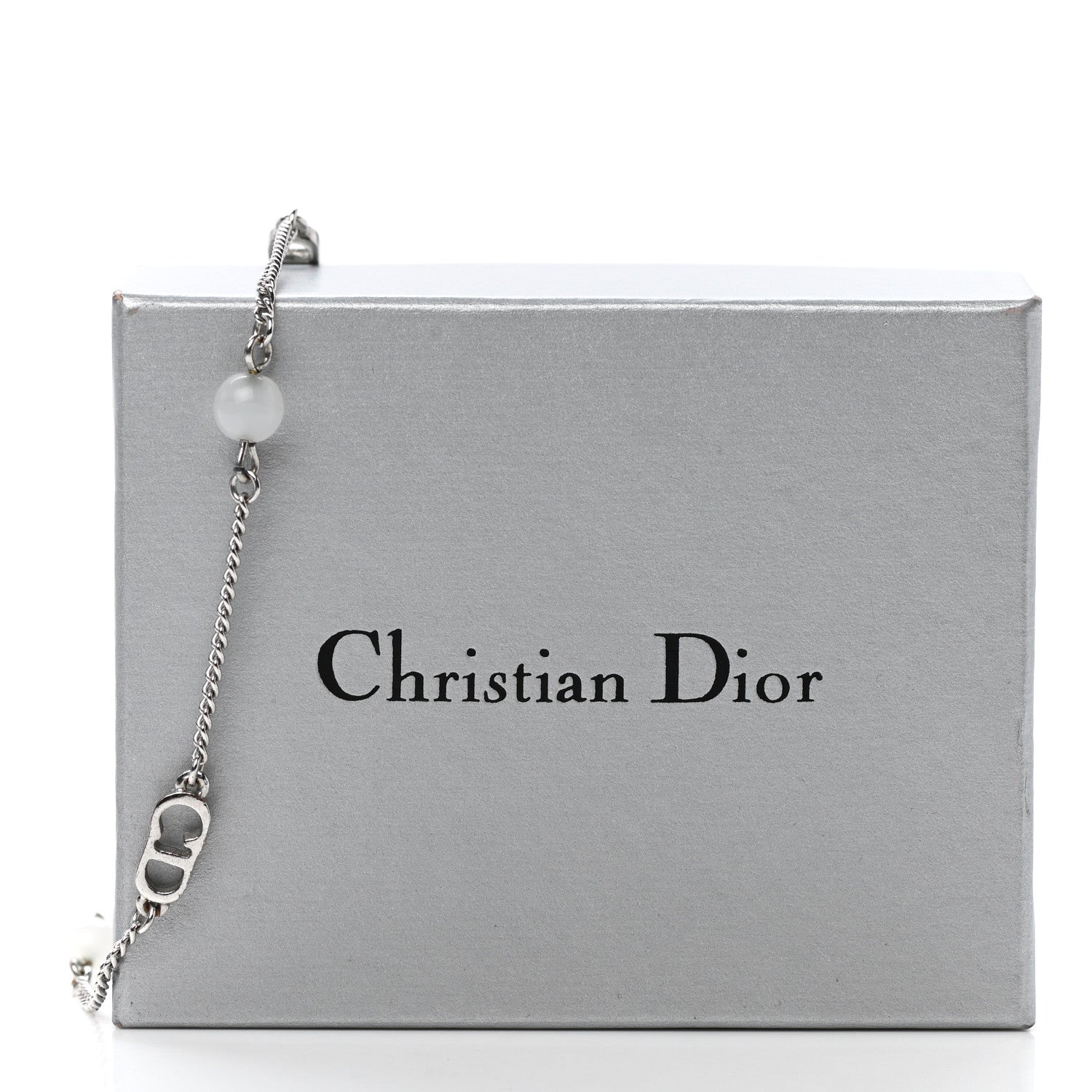 Christian Dior CD Logo Bracelet Silver 5 of 5