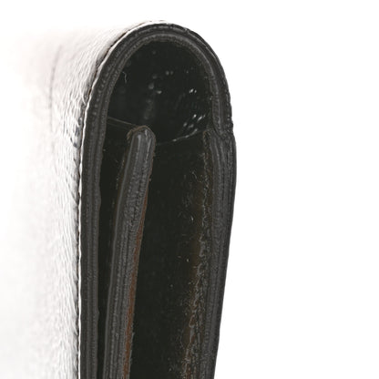 Saint Laurent Textured Patent Calfskin Large Belle De Jour Clutch Dark Brown 8 of 8
