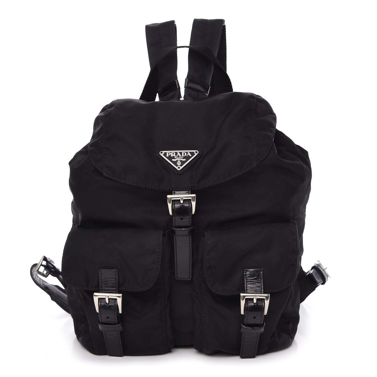 Tessuto Nylon Vela Small Backpack Black