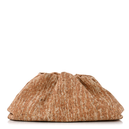 Bottega Veneta Cork The Pouch Oversized Clutch Natural 1 of 7