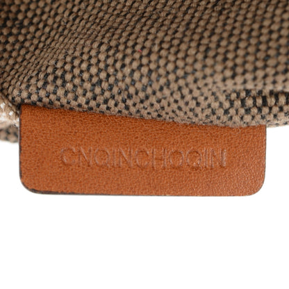 Burberry Canvas Mega Check Medium Susanna Hobo Saddle Brown 8 of 9