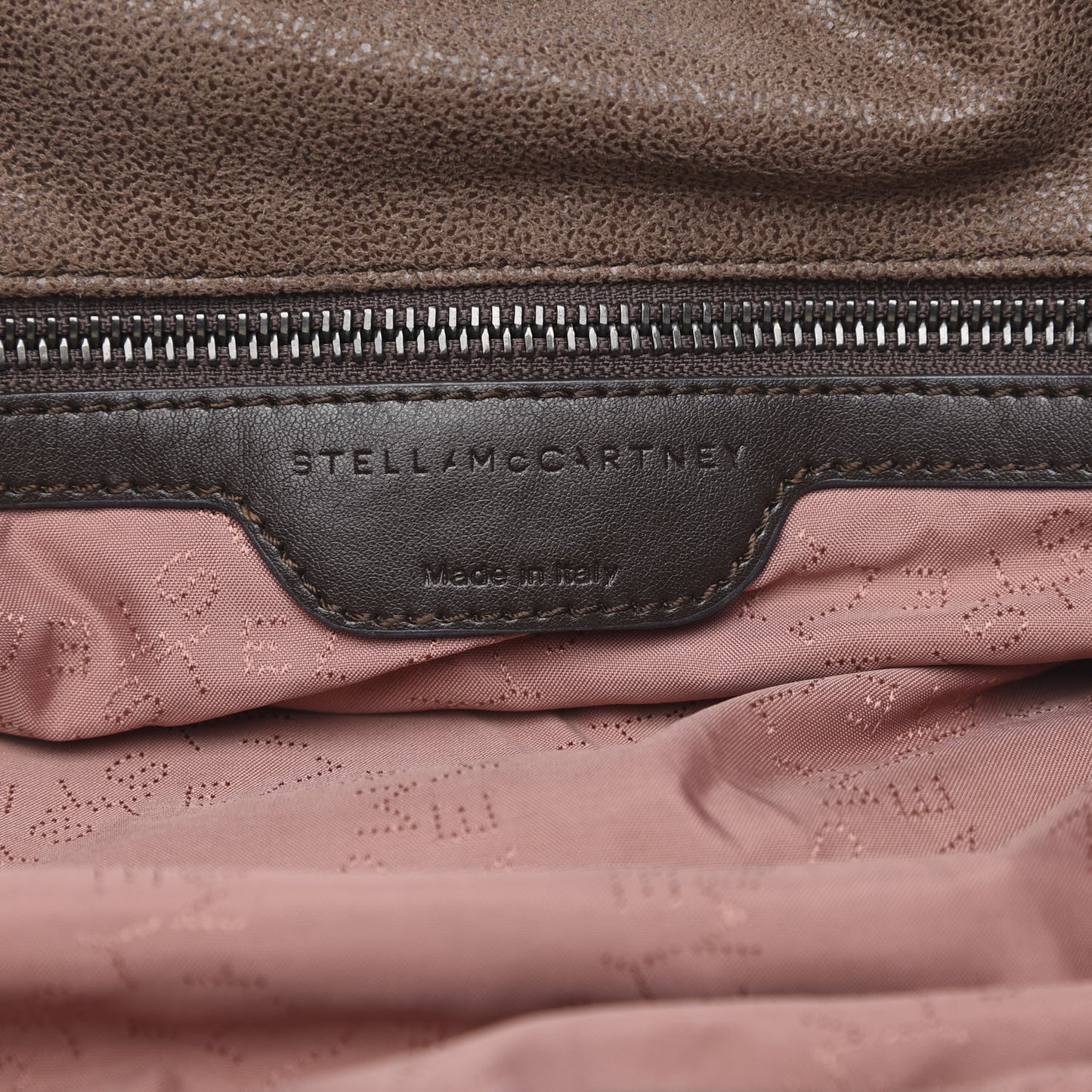 Shaggy Deer Falabella Fold Over Tote Brown