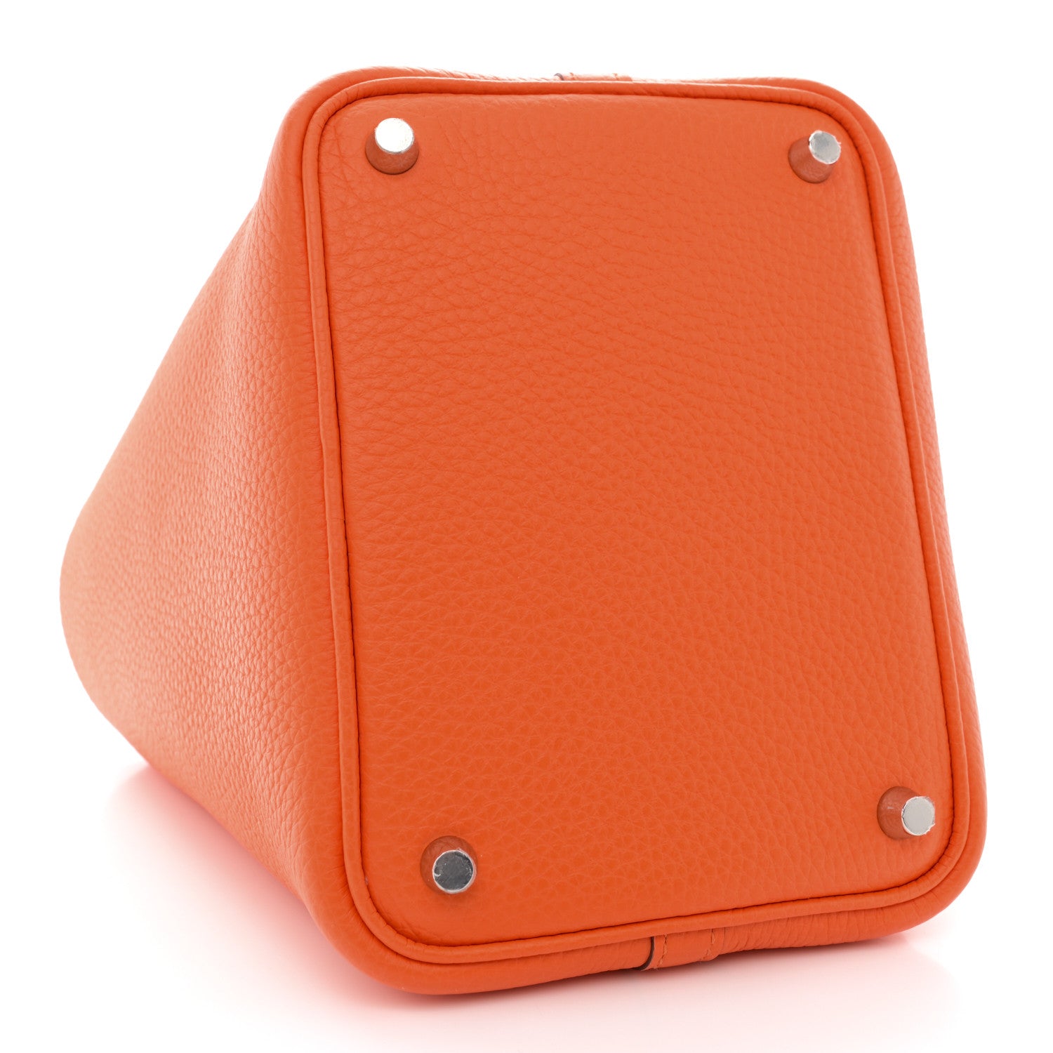 Hermes Taurillon Clemence Picotin Lock 18 PM Orange 4 of 12
