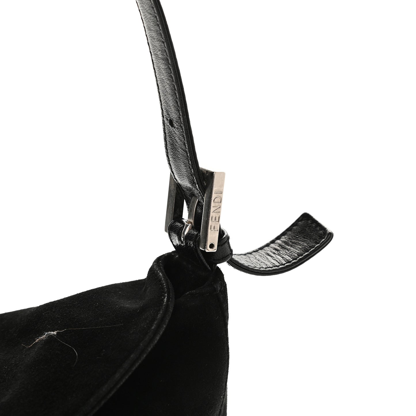 Suede Shoulder Bag Black