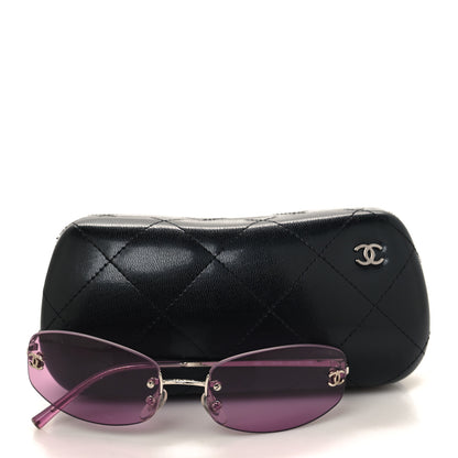 Chanel Metal CC Logo Sunglasses 4002 Pink 7 of 7