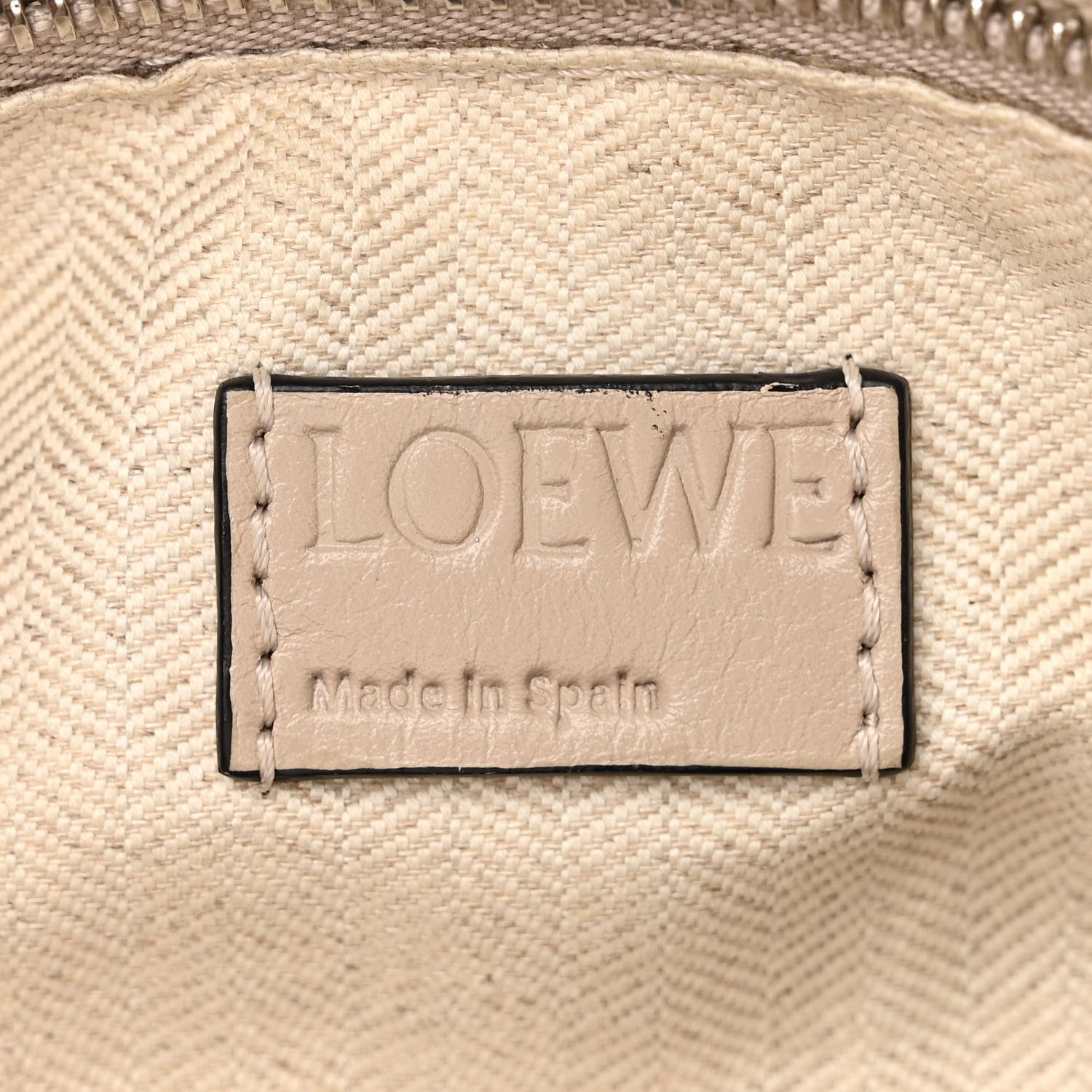 Loewe Grained Calfskin Small Puzzle Bag Sand 6 of 16