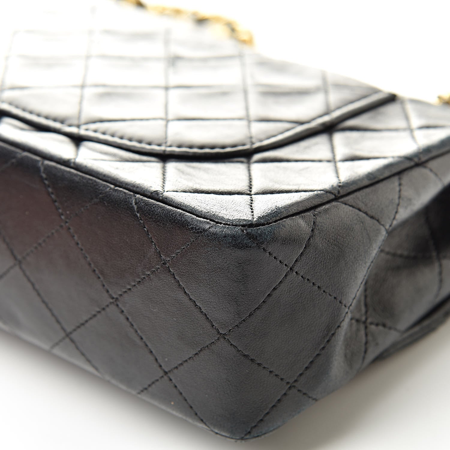 Chanel Lambskin Quilted Small Double Flap Black 12 of 19