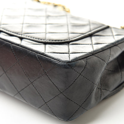Chanel Lambskin Quilted Small Double Flap Black 12 of 19