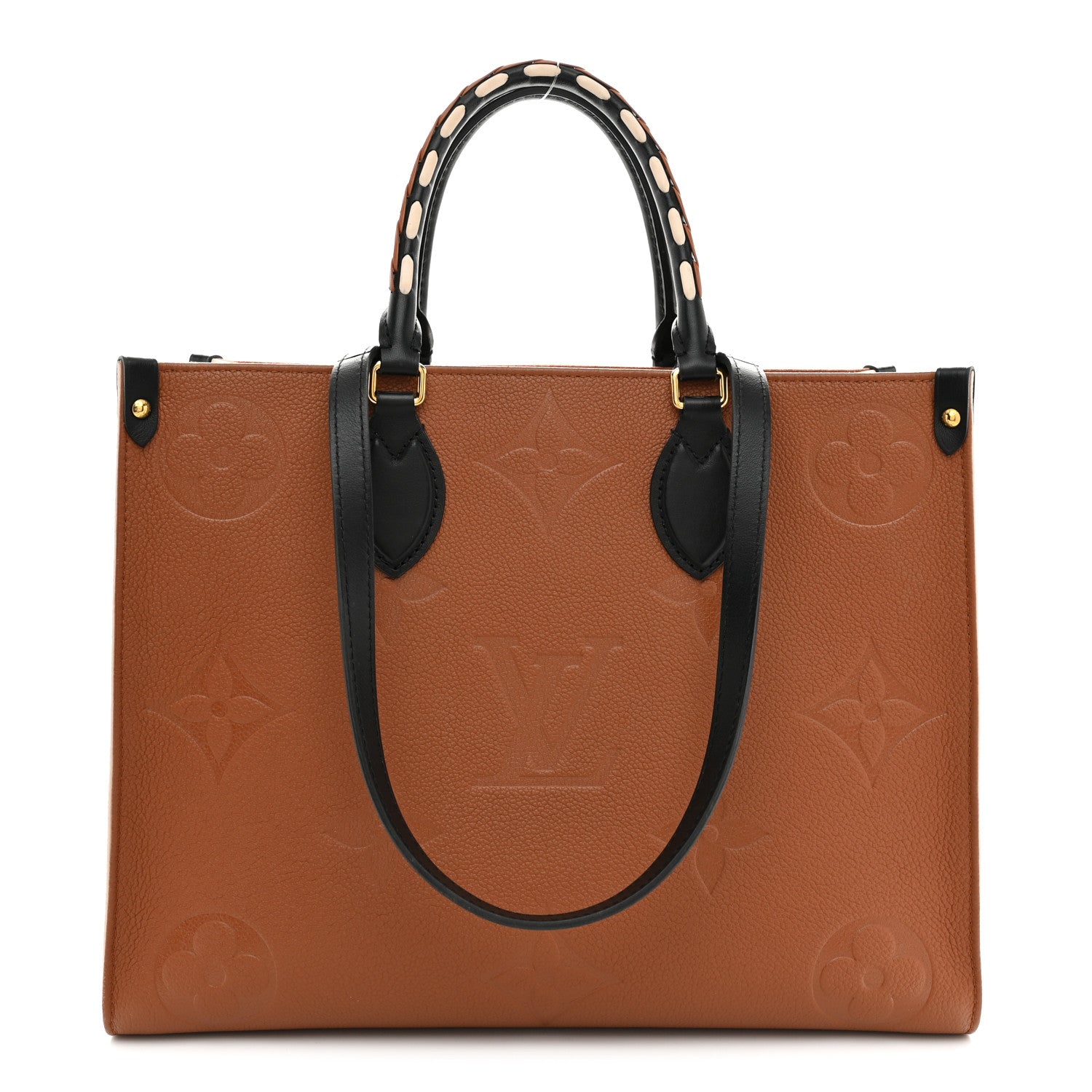 Louis Vuitton Empreinte Monogram Giant Wild At Heart Onthego MM Caramel 1 of 12